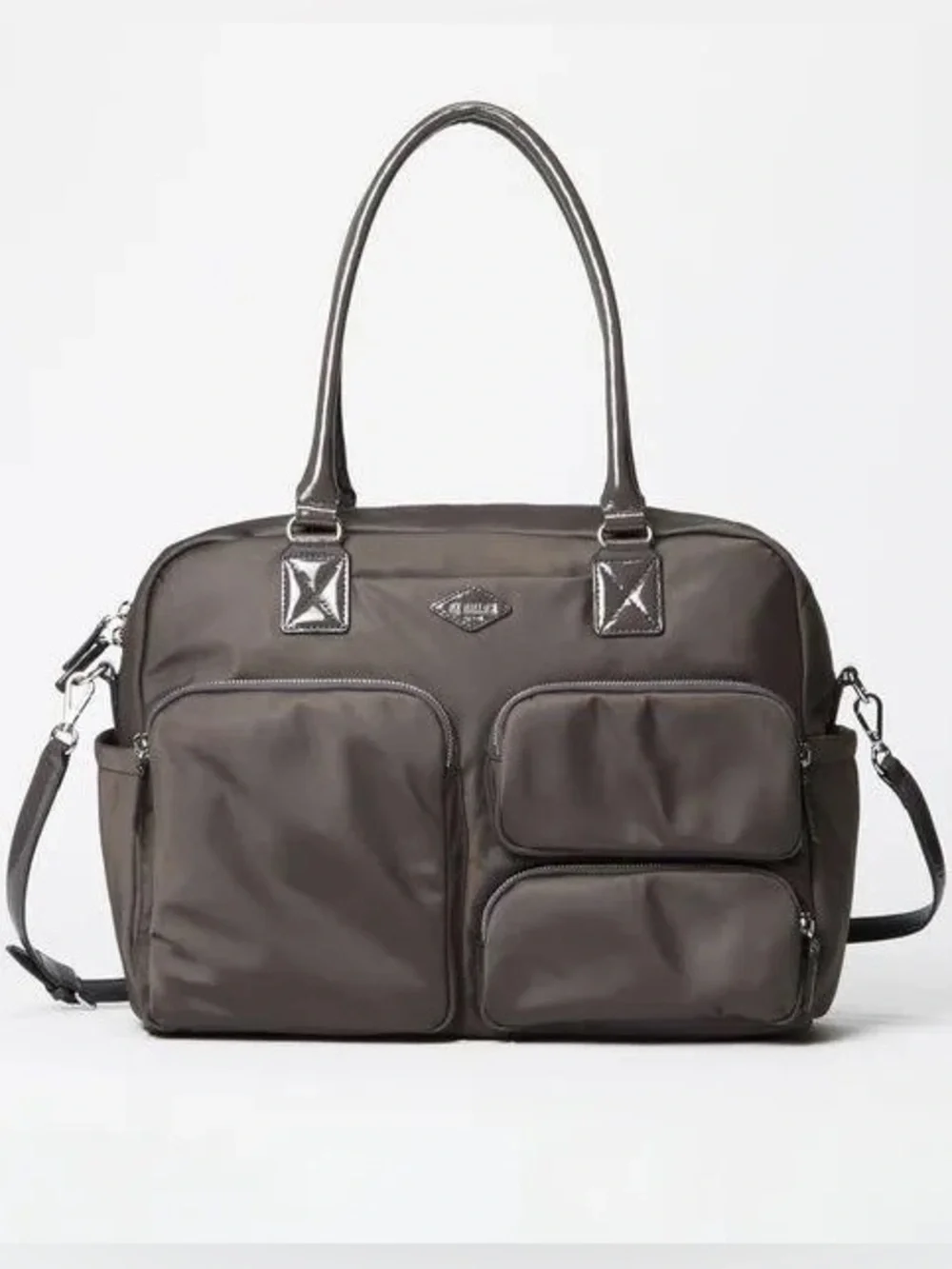 NWT MZ Wallace Large Gramercy Satchel in Magnet Air